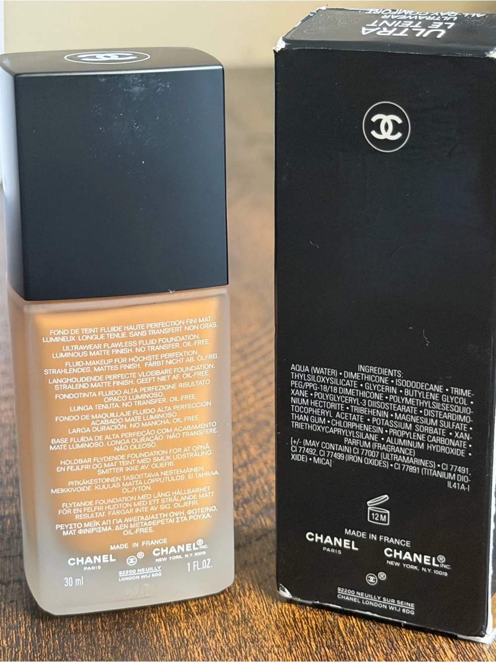 CHANEL Ultra Le Teint Foundation in Creamy Beige (BR92)